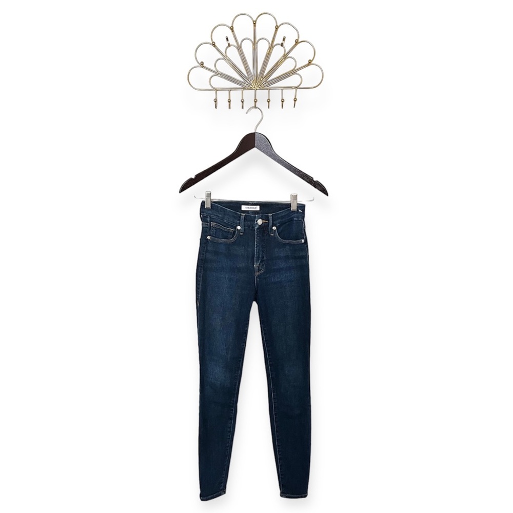 Good American Good Legs GL899T Dark Wash BLUE500 High Rise Skinny Leg Jeans